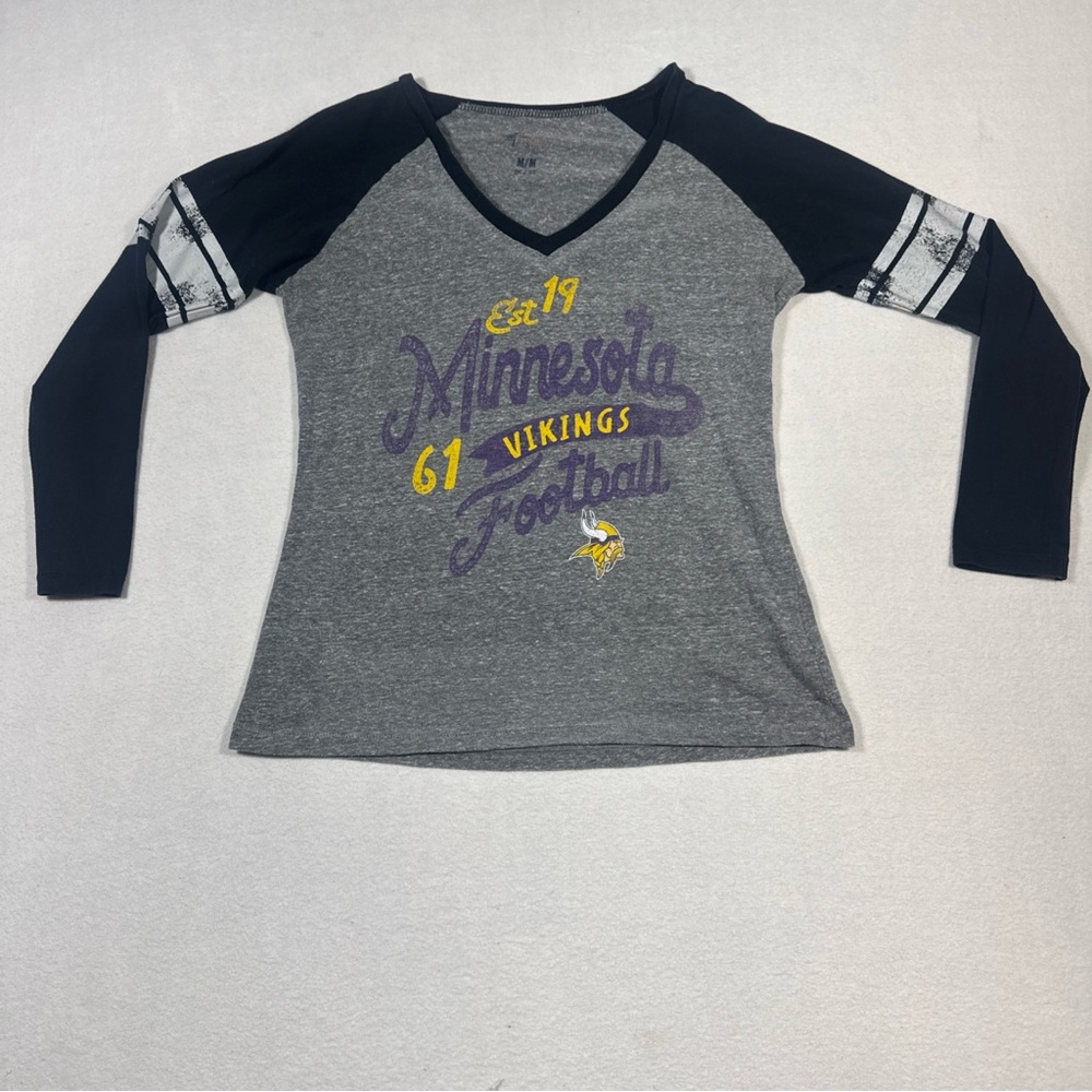 GIII 4 Her by‎ Carl Banks Minnesota Vikings Retro Womens M Jersey Shirt